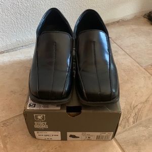 Men's size 7 black  dress shoes